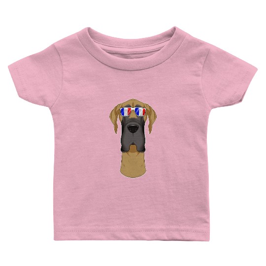 Great Dane France Sunglasses I French Flag Baby T Shirts