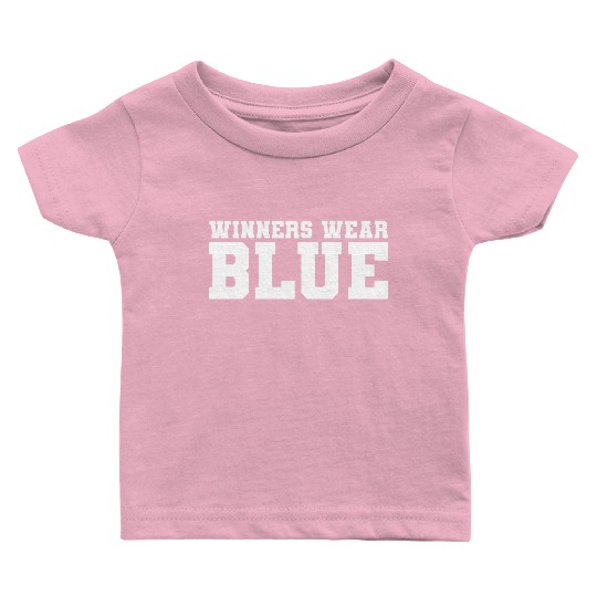 High School Musical EJ Winners Wear Blue Tank Baby T Shirts