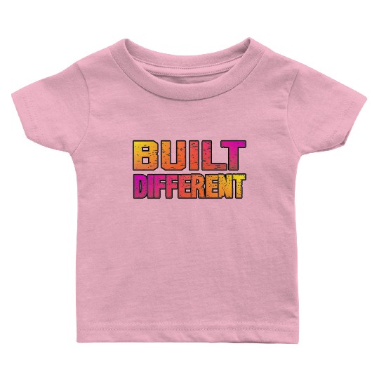 Built Different On Another Level Funny Gaming Baby T Shirts