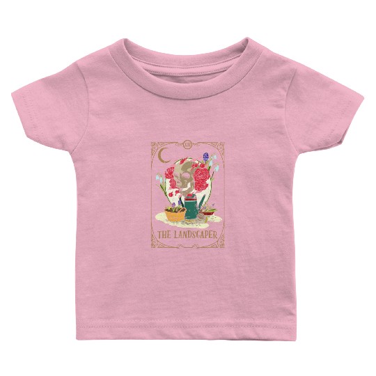 Landscaper Plants Tarot Card Occult Club Gothic Baby T Shirts