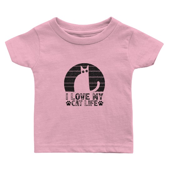 Cat Owner Funny Cat Meme Cat Lover I Love My Cat L Baby T Shirts