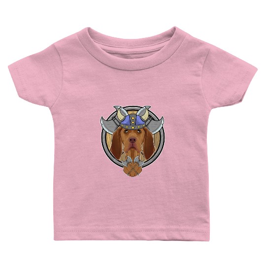 Vizsla I Valhalla I Viking Baby T Shirts