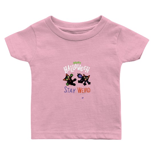 Stay Weird (Halloween) Baby T Shirts