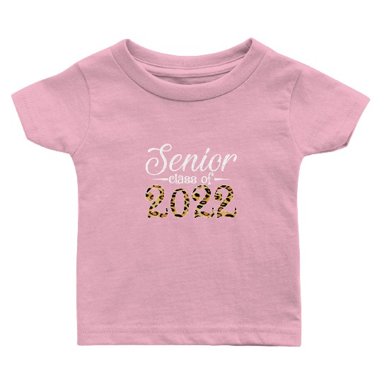 Senior Class Of 2022 Leopard Print Baby T Shirts