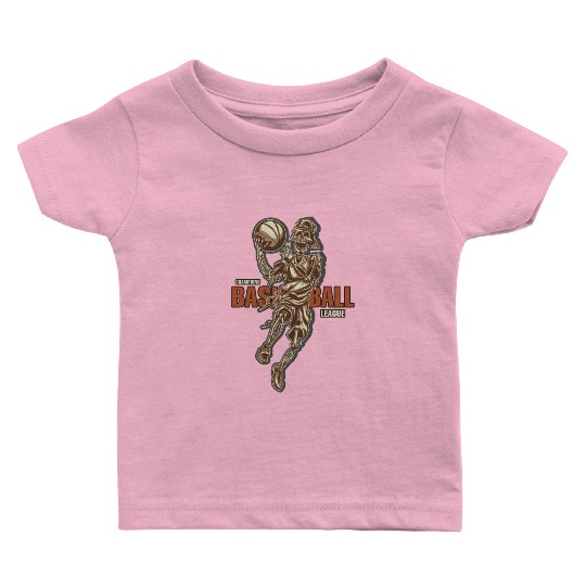 Design basketball fun Baby T Shirts