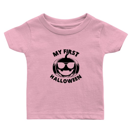 Halloween Newborn Baby My First Halloween Baby Sho Baby T Shirts