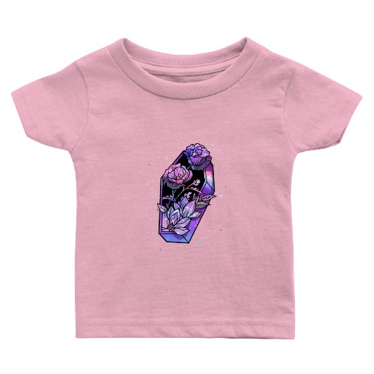 Coffin of Roses Baby T Shirts