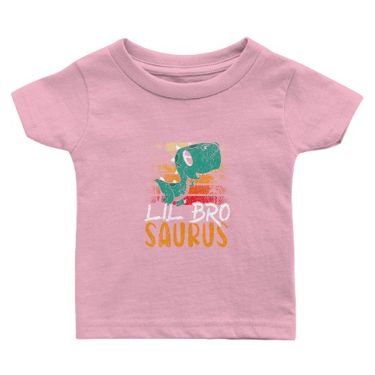 Lil Bro Saurus Best Bro Ever Brotherhood Dinosaur Baby T Shirts