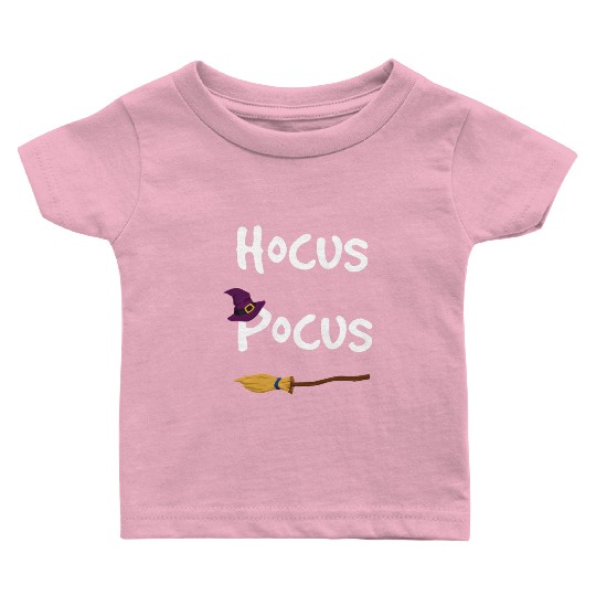 Hocus Pocus Halloween Witch Baby T Shirts