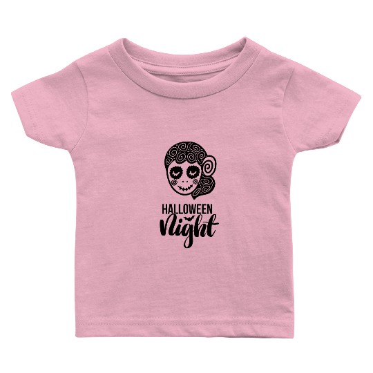 Halloween Santa Muerte Baby T Shirts