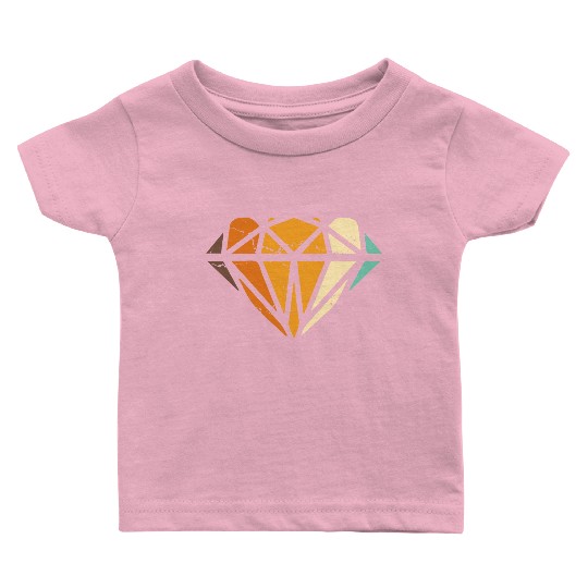 Vintage Diamond Gemstone Jewelry Jeweler Coral Baby T Shirts