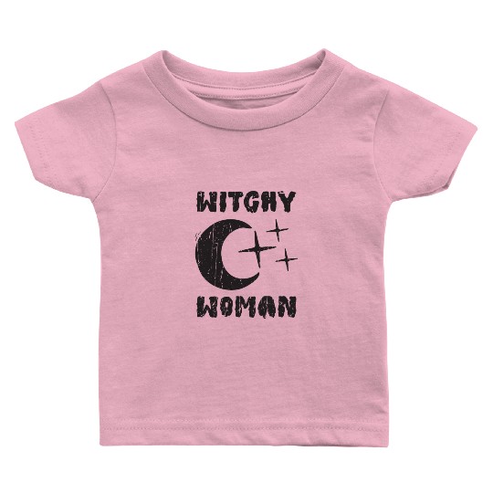 Witchy Woman - magic halloween Baby T Shirts