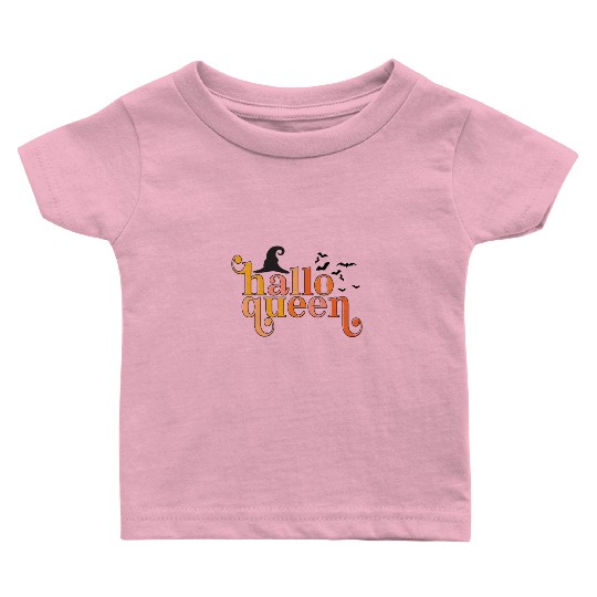 Cute Halloqeen Halloween Queen Baby T Shirts