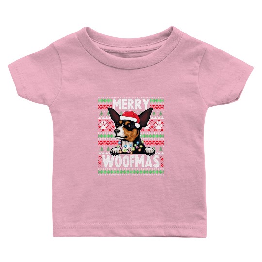 Cute Dog Pajama - Toy Fox Terrier Dog Lover Christ Baby T Shirts