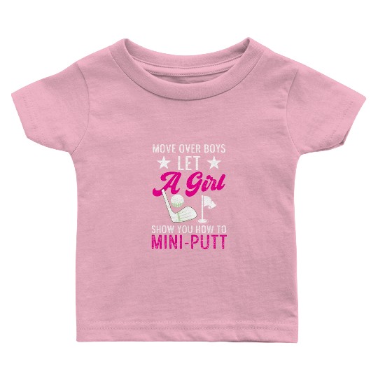 Funny Goofy Mini Golf Quotes Putt Putt Legend Baby T Shirts