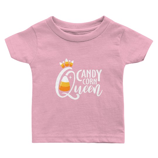 Candy Corn Queen Funny Halloween Costume Gift Baby T Shirts