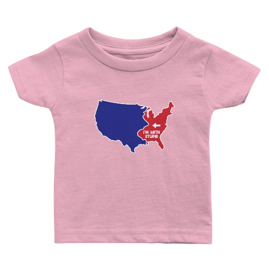 New Jersey US Design for patriotic New Jerseyans Baby T Shirts
