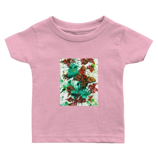 Butterfly abstract - Baby T Shirts