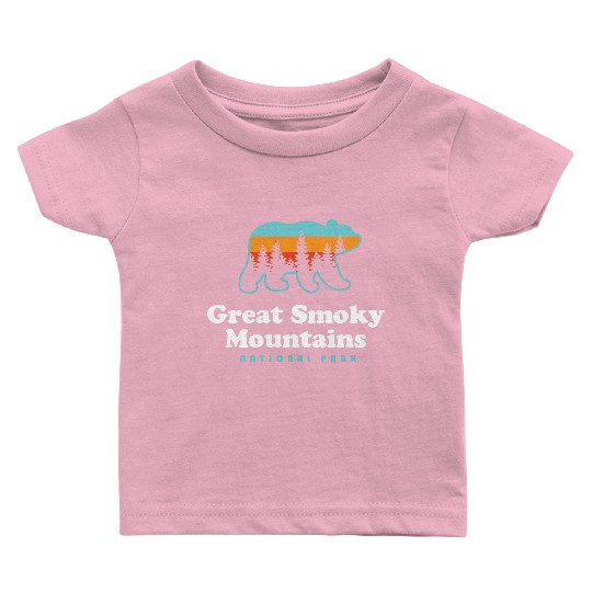 Great Smoky Mountains Bear Great Smoky Mountains Baby T Shirts