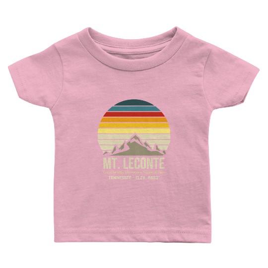 Mt LeConte Great Smoky Mountains Vintage Tennessee Baby T Shirts