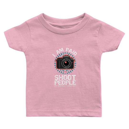 Funny Photography Baby T Shirts Shoot And Behead People