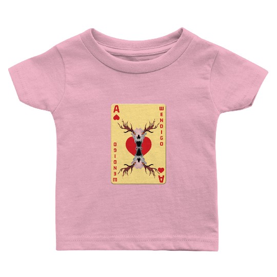 Folk Creature Card Wendigo Halloween Cryptid Baby T Shirts