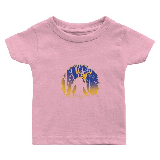 Wendigo Folk Creature Forest Cryptid Halloween Baby T Shirts