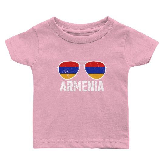 Armenia Armenian sunglasses Armenian flag Baby T Shirts