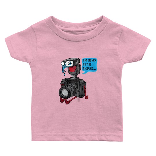 Sad Photo Camera Crying Photographer Joke Gift Pho Baby T Shirts