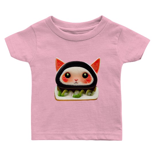Sushi Cat Baby T Shirts