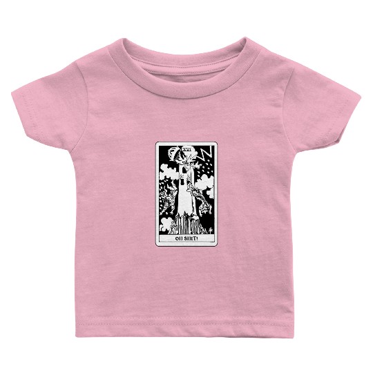 Oh Shit! - The Tower Tarot Card Baby T Shirts