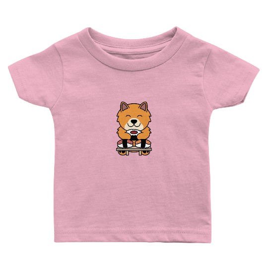 Sushi Lover Pomeranian Baby T Shirts