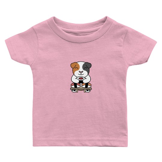 Sushi Lover Guinea Pig Baby T Shirts