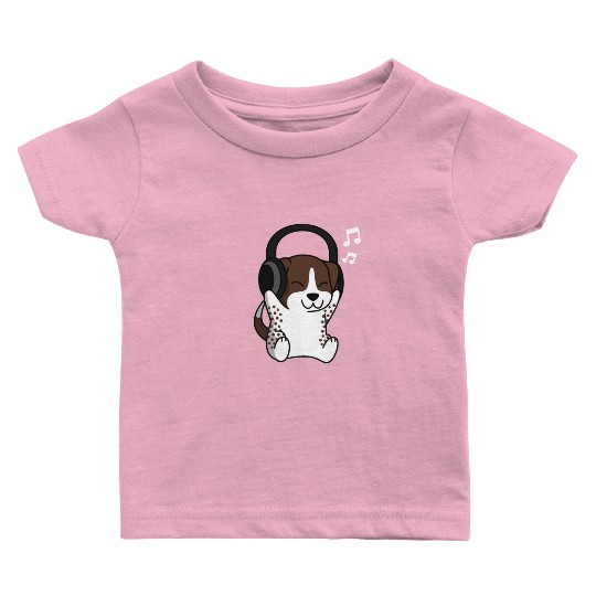Music Lover German Shorthaired Pointer Baby T Shirts