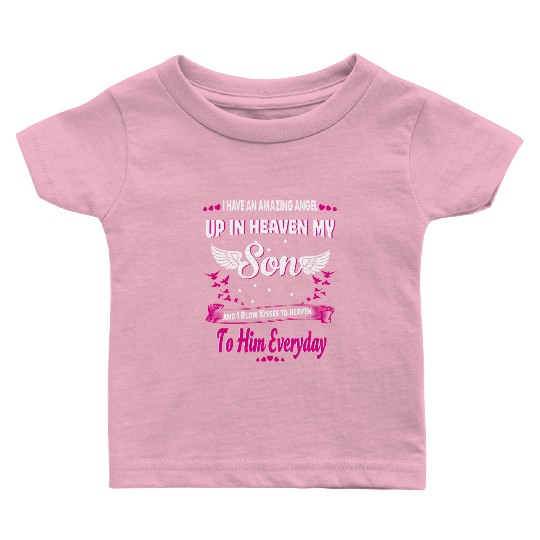 My Son Forever My Angel Sympathy In Loving Memory Baby T Shirts