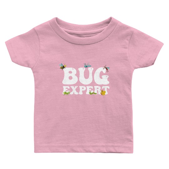 Bug Expert Entomology Insect Catching Groovy Baby T Shirts