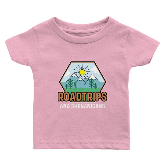Road Trip Shenanigans Nature Lover And Explorer Gi Baby T Shirts