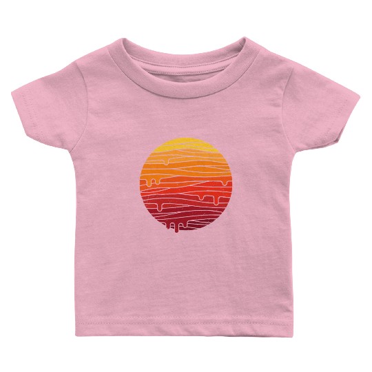 The Mountain Sun and Moon Baby T Shirts