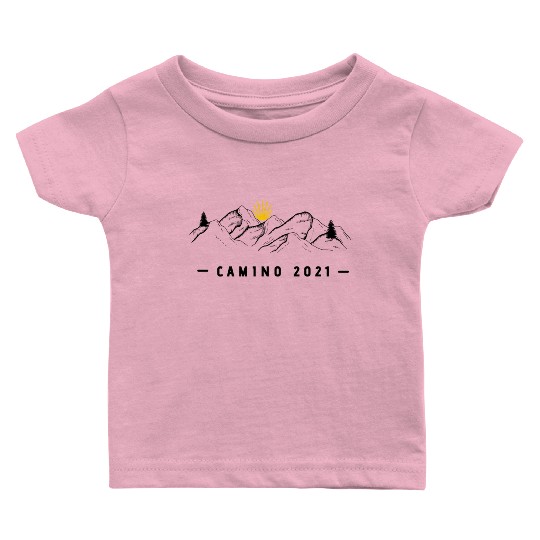 Camino de Santiago 2021 sun mountains shell Baby T Shirts