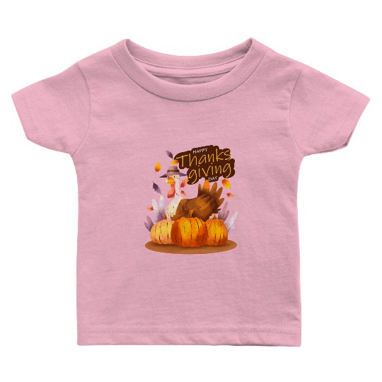 east Thanksgiving ,Food Feast ,Fall Thanksgiving Baby T Shirts