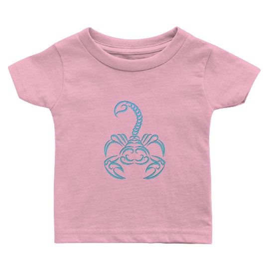 Scorpio Zodiac Water Sign Scorpion Logo Baby T Shirts