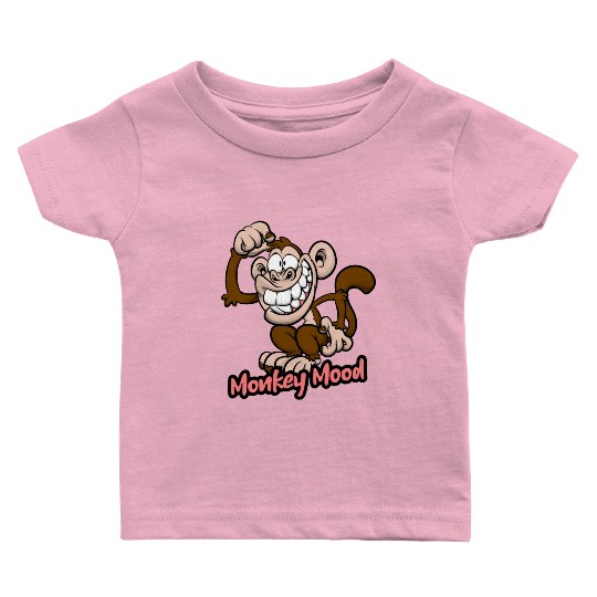 Monkey Mood Baby T Shirts