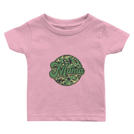 Camo Mama Baby T Shirts, Camo sublimation design,