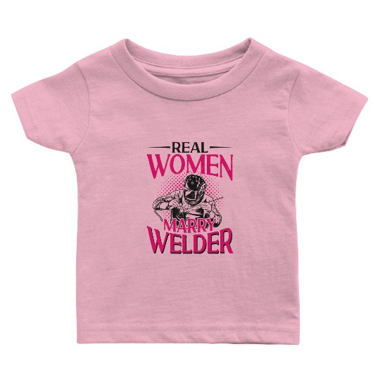 Welder Welding Wife Marriage Baby T Shirts