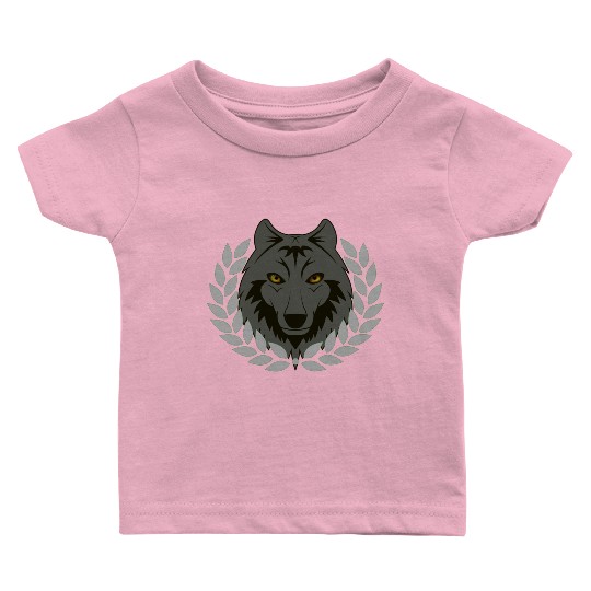 alpha wolf Baby T Shirts