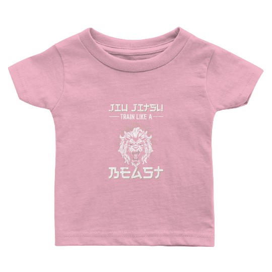 Train like a Beast Jiu Jitsu BJJ Grappling MMA Tra Baby T Shirts