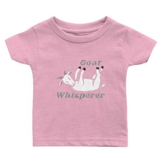 Goat Whisperer Goat Lover Baby T Shirts