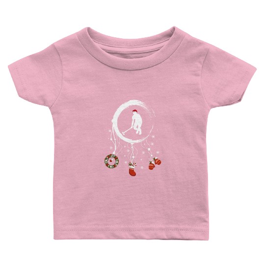 Winter dreamcatcher Christmas field hockey Baby T Shirts