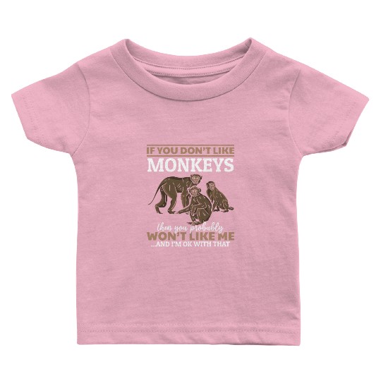 Orangutan Monkey Lover - Chimpanzee Orangutan Monk Baby T Shirts