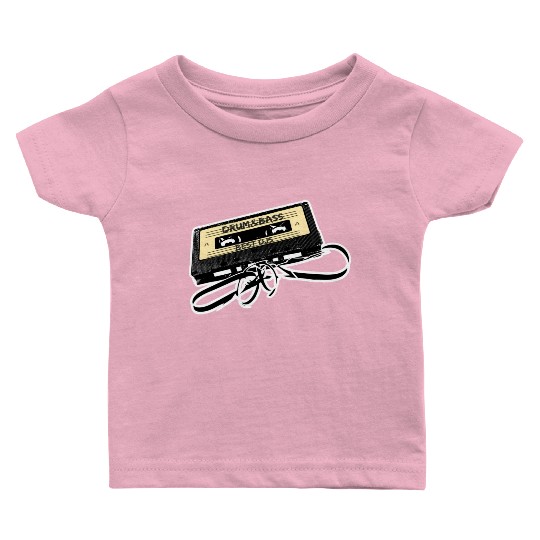 Drum and Bass Music Lover Gift Old Cassette Tape B Baby T Shirts